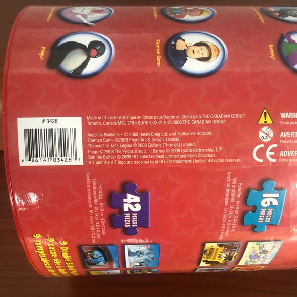 **New**Puzzle Barrel - 18 Puzzle of Kids Favorites - Picture 6 of 7